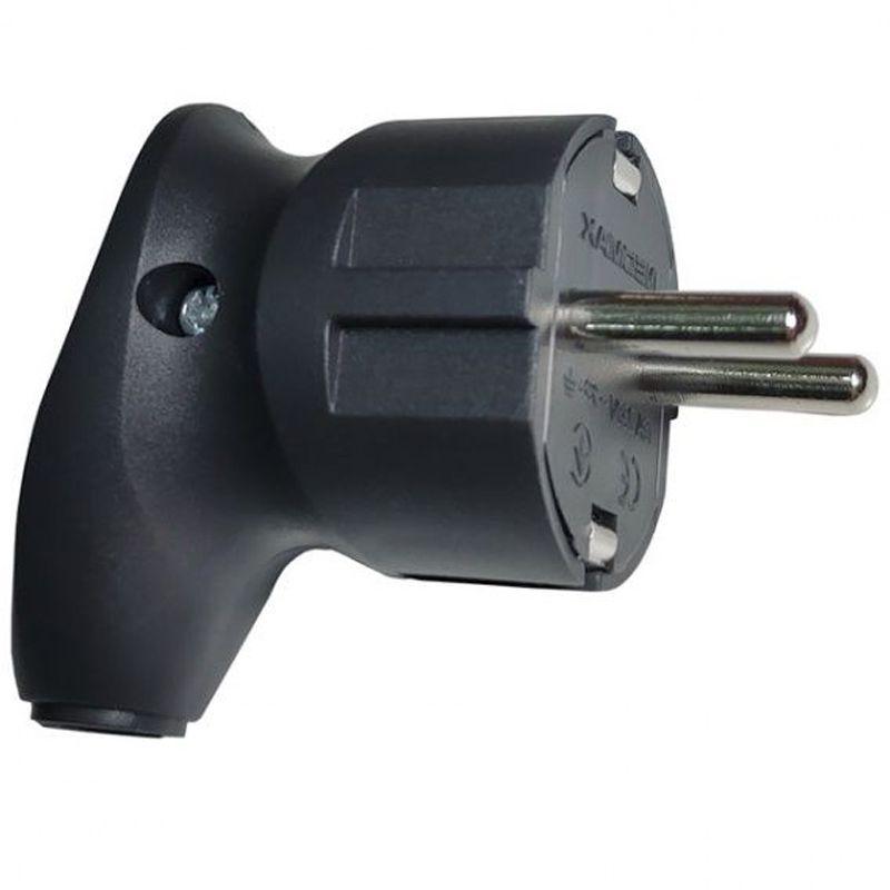 Вилка угловая NX1105 16А черная Турция (ID#1819797444), цена: 27.14 ...