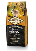 Сухой корм для крупных пород собак Carnilove Dog Salmon & Turkey 12 кг