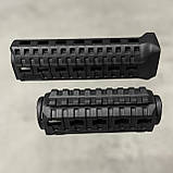Цівка на АК 47/74 DLG TACTICAL (DLG-133), полімерна, колір Чорний, 1 планка пікатінні, з кріпленням M-LOK, фото 2