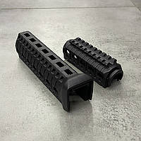 Цівка на АК 47/74 DLG TACTICAL (DLG-133), полімерна, колір Чорний, 1 планка пікатінні, з кріпленням M-LOK