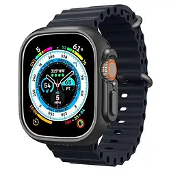 Чохол для смарт-годинника Spigen Thin Fit для Apple Watch Ultra 49 mm Black (ACS05458)