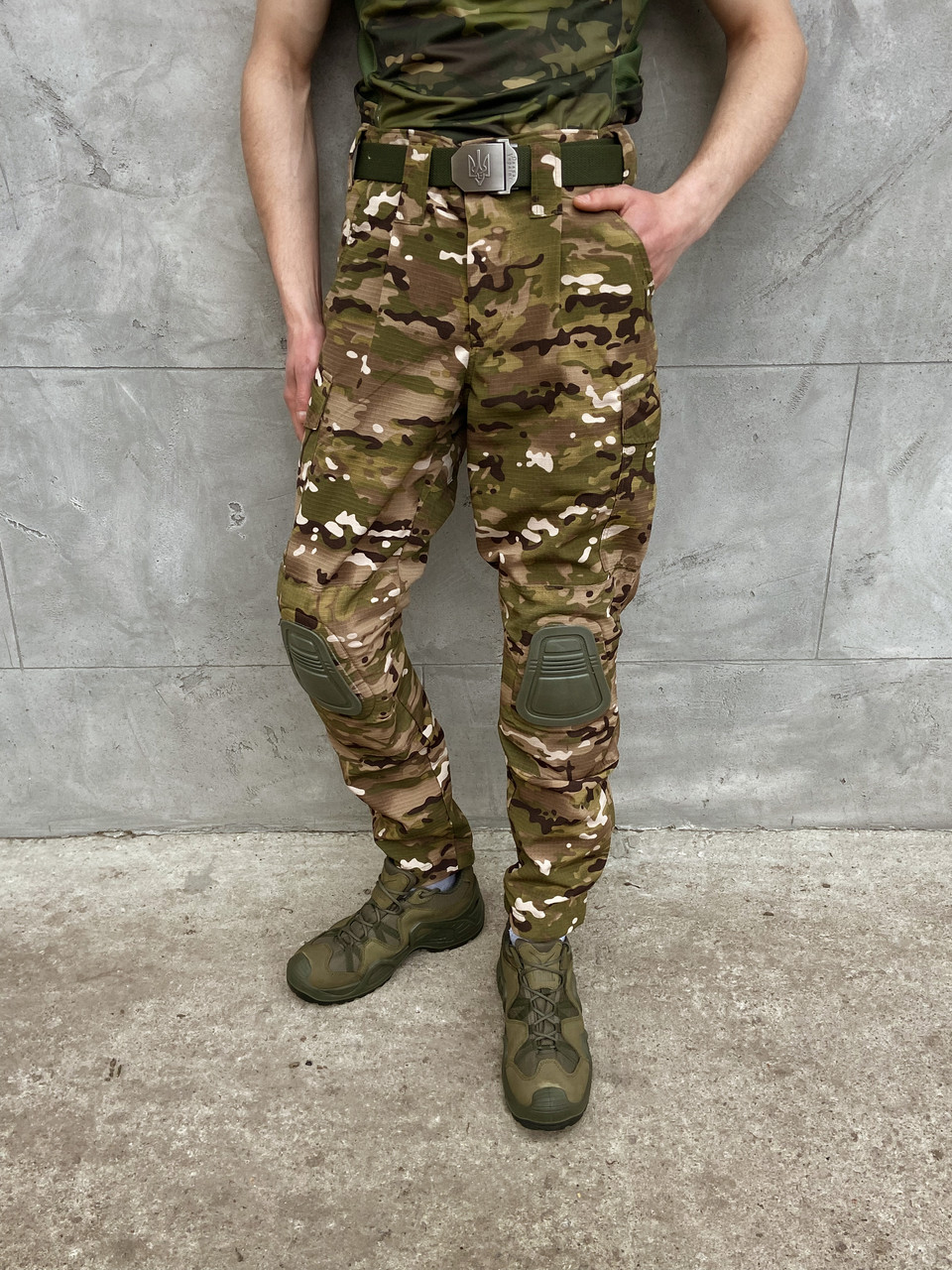 Тактические Штаны Оплот с Наколенниками M, Мультикам — в Категории ...