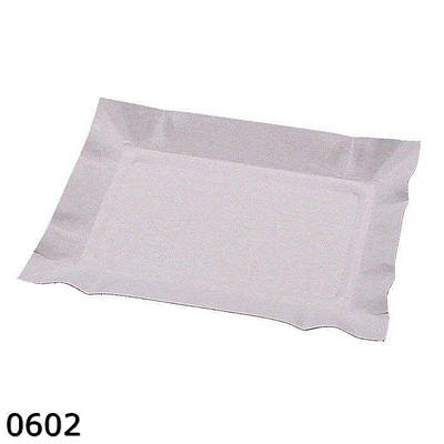 Тарілка паперова прямокутна 14х19 см (100шт)