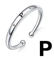 Кольцо "Буква P" С4998