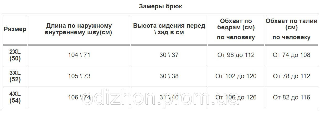 Брюки женские классические в больших размерах Лосины с карманами Батал 2XL (50 размер) - фото 3 - id-p1819833511