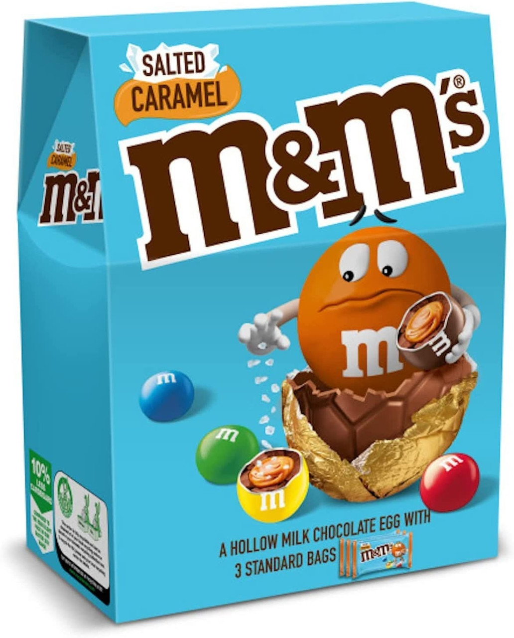 Шоколадне великоднє яйце M&M's Salted Caramel Chocolate Extra Large Easter Egg 286g, фото 1