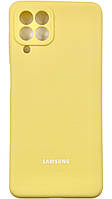 Чехол Soft touch для Samsung Galaxy M53 (на самсунг м53) желтый