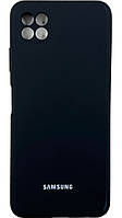 Чехол Soft touch для Samsung Galaxy A22 5G (на самсунг а22 5ж) черный