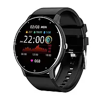 Умные Смарт часы Smart Watch ZL02 Чёрные / Тонометр Пульоксиметр Android iOS