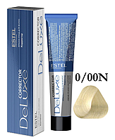 Краска-уход 0/00N De Luxe Corrector для окрашивания волос нейтральный, 60 мл