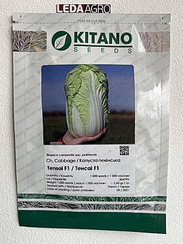 KS 374 (ТЕНСАЙ) F1 1000 шт Kitano Seeds Капуста Пекінська Насіння (Капуста Пекінська Насіння)