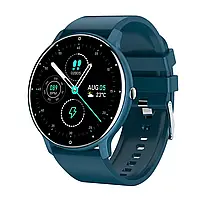 Умные Смарт часы Smart Watch ZL02 Blue / Тонометр Пульоксиметр Android iOS