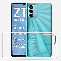 Ультратонкий чохол для ZTE Blade V40 Vita прозорий (на зті в40 віта), фото 3