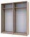 Комплект шаф для одягу "Promo" 180х48х204 см. 2+2, Дуб сонома, фото 2