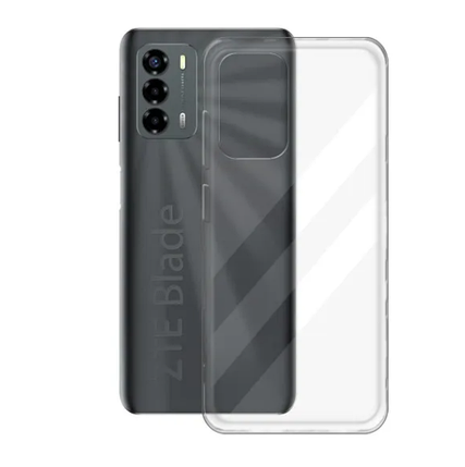 Ультратонкий чохол для ZTE Blade A72 прозорий (на зті а72) прозорий, фото 1