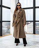 Жіноче демісезонне пальто ПВ-260 кемел, розміри 42,50, фото 3