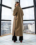 Жіноче демісезонне пальто ПВ-260 кемел, розміри 42,50, фото 5