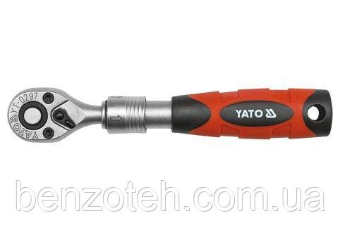 Тріскачка YATO з телескопічною ручкою l = 150-200 мм кв. 1/4 YT-0297