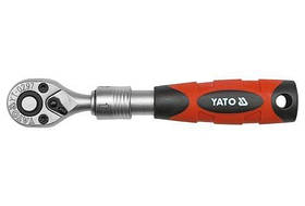 Тріскачка YATO з телескопічною ручкою (YT-0297) l = 150-200 мм  кв. 1/4