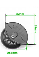 Колеса для дорожных сумок на колесах D=65мм\ черный\ Цена за 1-штуку\1445