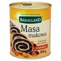 Маковая смесь Bakalland с апельсином и изюмом 850 г.