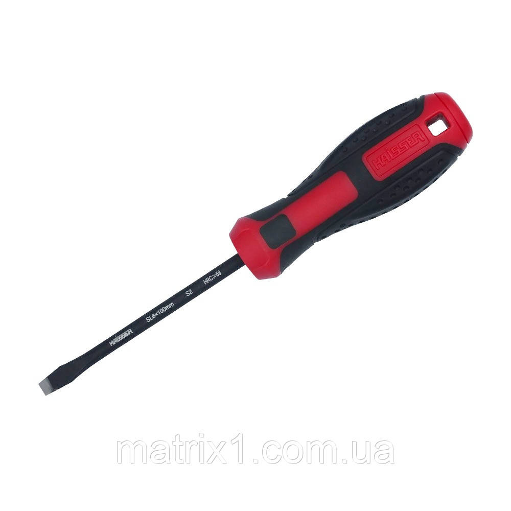 Викрутка SL6x100 мм, матеріал S2 HAISSER 49130