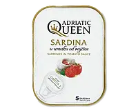 Сардины Adriatic Queen в томатном соусе 105г.