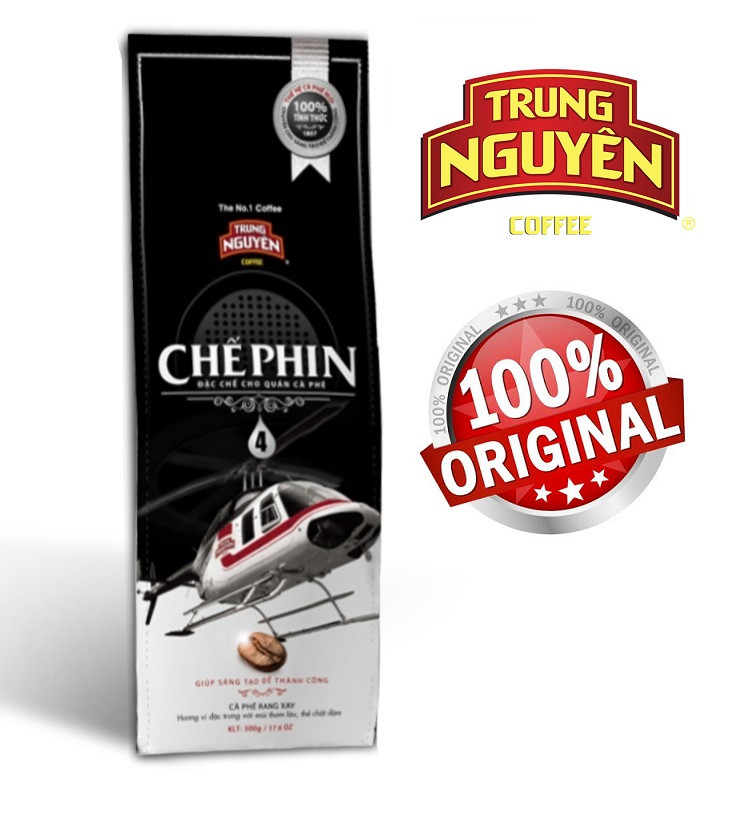 Кава в'єтнамська натуральна меленаTrung Nguen Che Phin No4 500 г (В'єтнам), фото 1
