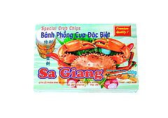 Рисові чипси з крабом SA GIANG 200 г (В'єтнам)