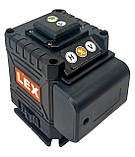 Лазерний рівень, нівелір LEX LXNL 3DG зелений лазер + тринога 1,5 м, дистанційний пульт керування, фото 7