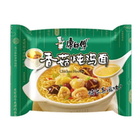 Лапша быстрого приготовления с курицей и грибами шиитаке Instant Noodle Kang Shifu 97г (Китай)