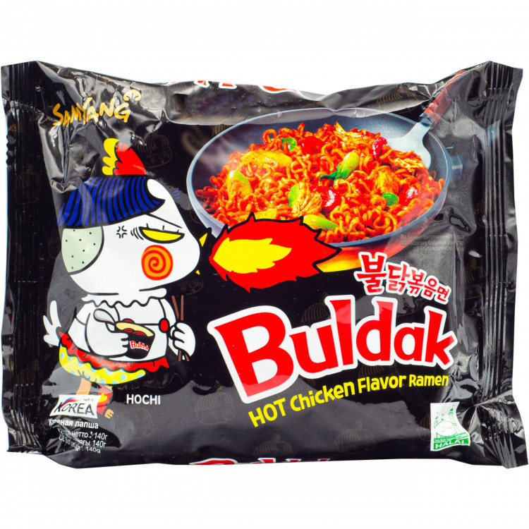 Локшина рамен дуже гостра Бульдак класична Samyang 140г, фото 1