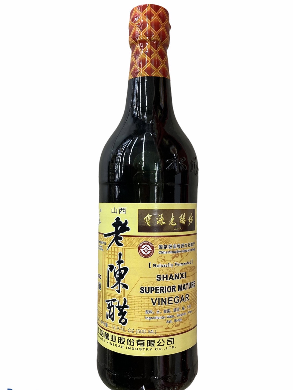 Купить Китайский рисовый уксус темный Чинкиангский Shanxi Superior ...