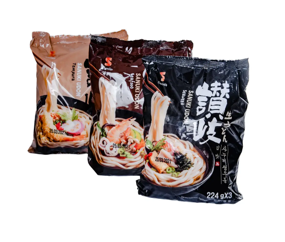 Лапша свежая Удон c морепродуктами Udon Seafood SAMLIP 642г - фото 2 - id-p1819858795