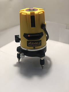 Лазерний рівень, нівелір Asaka ASNL02, штатив, кейс Луч 30 м