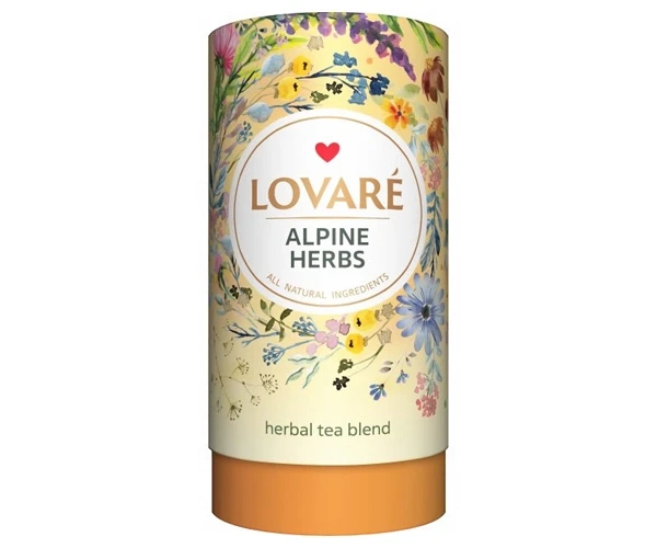 Чай трав'яний Lovare Alpine Herbs Альпійські трави 80 грамів