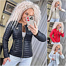 Повсякденна жіноча куртка. Коротка демісезонна жіноча курточка батал. Жіноча куртка весна "Sanny" р. 44-72, фото 2