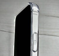 Противоударный чехол для iPhone 14 pro усиленные углы прозрачный силиконовый