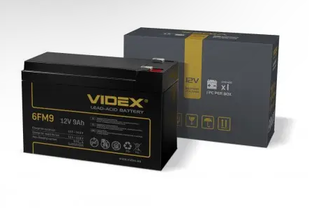 Акумулятор Videx 6FM9 12V/9Ah
