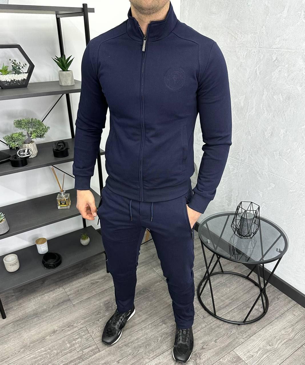 Чоловічий спортивний костюм Stefano Ricci H3200 синій М, фото 1