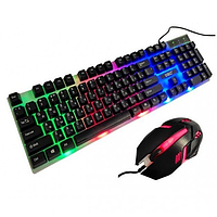 Клавиатура c динамичной подсветкой Проводная игровая клавиатура c динамичной RGB подсветкой UKC