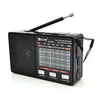 Радиоприемник всеволновой Портативный радиоприемник с фонариком Радиоприемники с разъемом USB FM Golon
