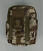 Тактическая сумочка с креплением на ремень камуфляжная