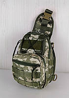 Тактическая слинг-сумка с кабурой