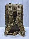Військовий тактичний рюкзак 45 літрів пісочний колір, фото 2