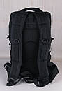 Рюкзак тактичний чорний колір, фото 2