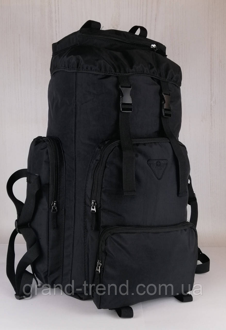 Туристичний рюкзак на 85 літрів чорний колір