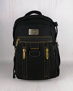 Брезентовий рюкзак GOLD Be чорний колір