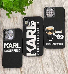 Чохол силіконовий Karl Lagerfeld для iPhone 14 Pro Max Black