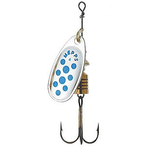 Вертушка Mepps Comet Decore No4 Срібло/Сині точки (8 г)